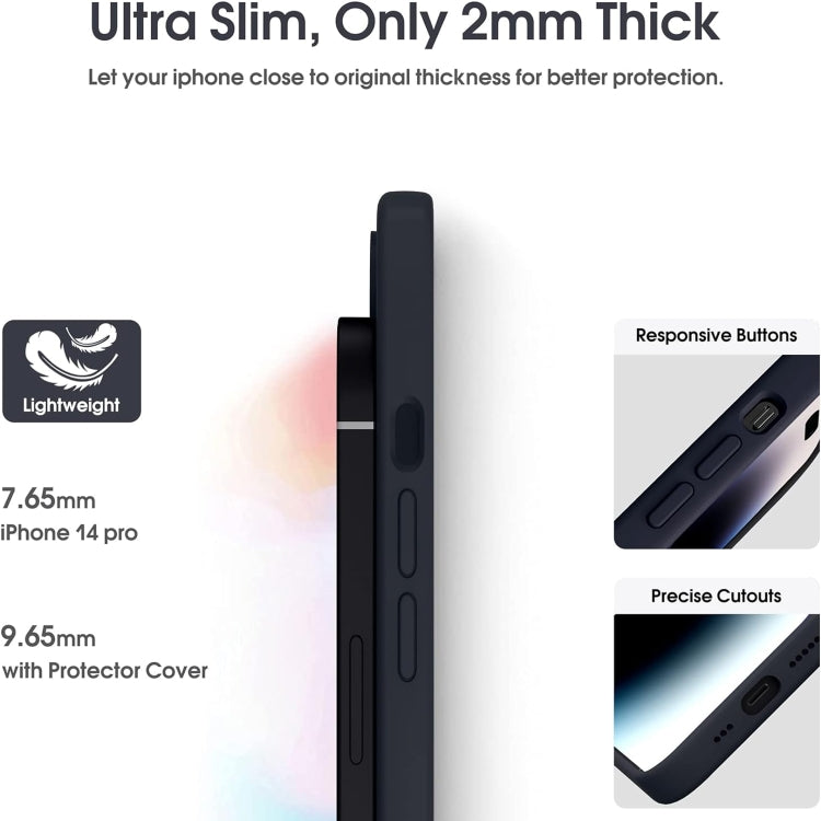 For iPhone 16 Plus Microfiber Liquid Silicone Shockproof Phone Case(Black)