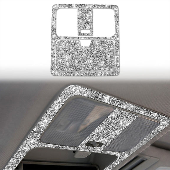 For Nissan 350Z 2003-2009 Car Reading Light Diamond Decorative Sticker,Left and Right Drive Universal