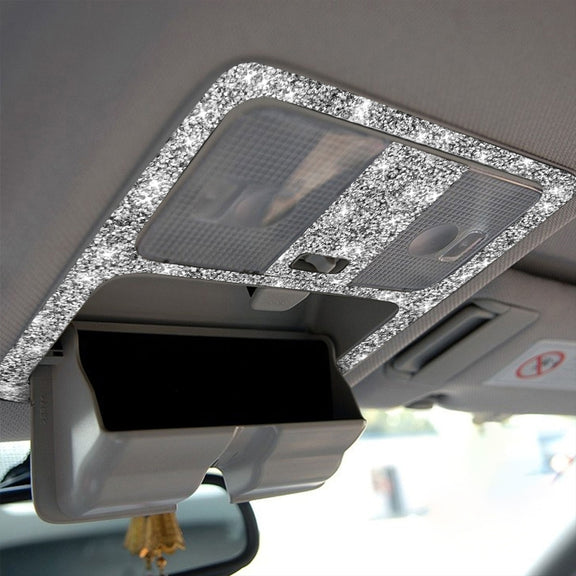 For Nissan 350Z 2003-2009 Car Reading Light Diamond Decorative Sticker,Left and Right Drive Universal