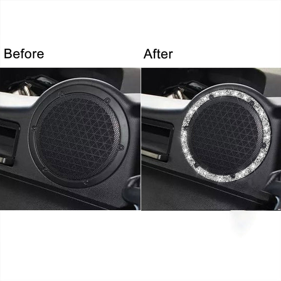 For Nissan 350Z 2003-2009 Car DVD Player Diamond Decorative Sticker,Left and Right Drive Universal