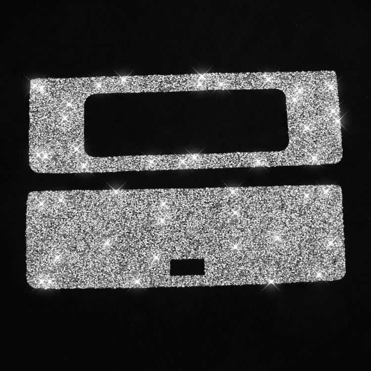 For Nissan 350Z 2003-2009 Car DVD Storage Box Diamond Decorative Sticker,Left and Right Drive Universal