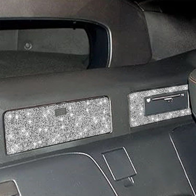 For Nissan 350Z 2003-2009 Car DVD Storage Box Diamond Decorative Sticker,Left and Right Drive Universal