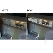 For Nissan 350Z 2003-2009 Car DVD Storage Box Diamond Decorative Sticker,Left and Right Drive Universal