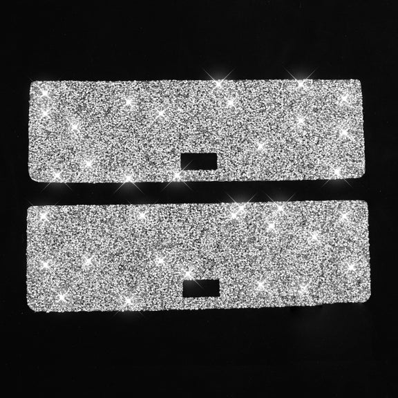 For Nissan 350Z 2003-2009 2pcs Car Storage Box Diamond Decorative Sticker,Left and Right Drive Universal