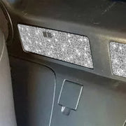 For Nissan 350Z 2003-2009 2pcs Car Storage Box Diamond Decorative Sticker,Left and Right Drive Universal