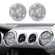 For Ford Mustang 2015-2020 6 in 1 Car Air Outlet Diamond Decoration Sticker, Left and Right Drive - Car Interior Mouldings by PMC TechLife | Online Shopping South Africa | PMC TechLife | Buy Now Pay Later Mobicred