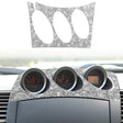 For Nissan 350Z 2003-2009 Car Radio Air Conditioner Console Diamond Decorative Sticker, Right Drive - Car Interior Mouldings by PMC TechLife | Online Shopping South Africa | PMC TechLife | Buy Now Pay Later Mobicred