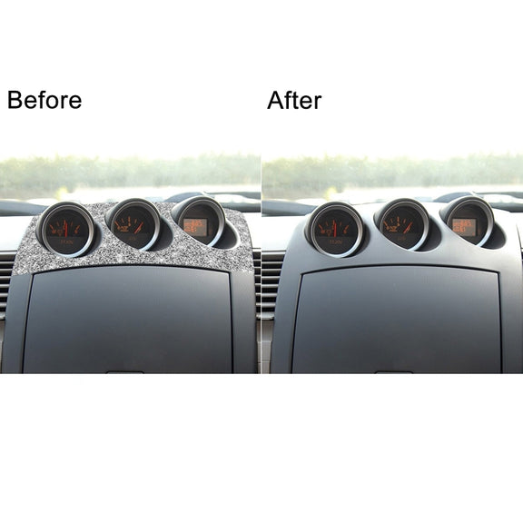 For Nissan 350Z 2003-2009 Car Radio Air Conditioner Console Diamond Decorative Sticker, Right Drive
