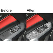 For Ford Mustang 2015-2020 Car Door Lift Panel B Diamond Decoration Sticker, Left Drive