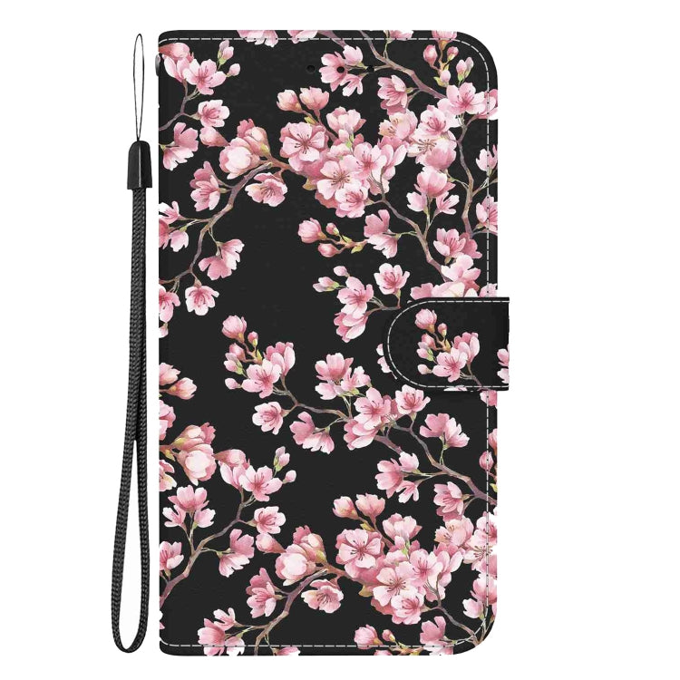 For Xiaomi Redmi Note 12 Pro Crystal Texture Colored Drawing Leather Phone Case(Plum Bossom)