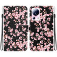 For Xiaomi 13 Lite / Civi 2 Crystal Texture Colored Drawing Leather Phone Case(Plum Bossom) - 13 Lite Cases by PMC TechLife | Online Shopping South Africa | PMC TechLife | Buy Now Pay Later Mobicred