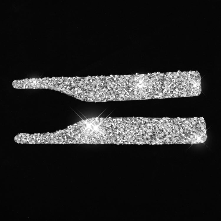 For BMW Car Rearview Mirror Anti-collision Strip Diamond Decoration Sticker, Left and Right Drive