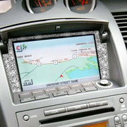 For Nissan 350Z 2003-2009 Car Navigation Frame Diamond Decorative Sticker,Left and Right Drive Universal