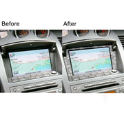 For Nissan 350Z 2003-2009 Car Navigation Frame Diamond Decorative Sticker,Left and Right Drive Universal