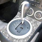 For Nissan 350Z 2003-2009 Car Gear Panel Diamond Decorative Sticker,Left and Right Drive Universal