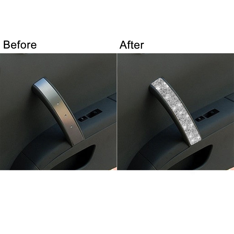 For Nissan 350Z 2003-2009 Car Passenger Side Door Handle Diamond Decorative Sticker, Left Drive