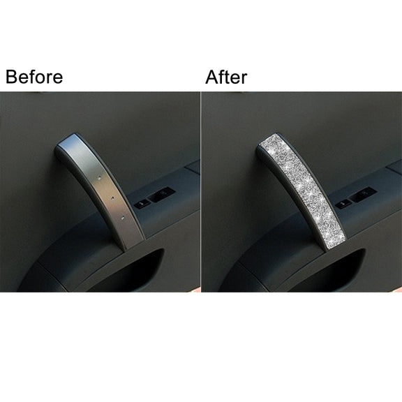 For Nissan 350Z 2003-2009 Car Passenger Side Door Handle Diamond Decorative Sticker, Left Drive