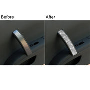 For Nissan 350Z 2003-2009 Car Passenger Side Door Handle Diamond Decorative Sticker, Right Drive