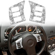 For Nissan 350Z 2003-2009 2pcs Car Steering Wheel Button Frame A Diamond Sticker,Left and Right Drive Universal - free shipping - PMC TechLife - Order now!
