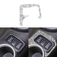 For Nissan 370Z Z34 2009- Car Central Control Heating Button Outer Frame Diamond Decoration Sticker, Left and Right Drive - Car Interior Mouldings by PMC TechLife | Online Shopping South Africa | PMC TechLife | Buy Now Pay Later Mobicred