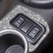 For Nissan 370Z Z34 2009- Car Central Control Heating Button Outer Frame Diamond Decoration Sticker, Left and Right Drive