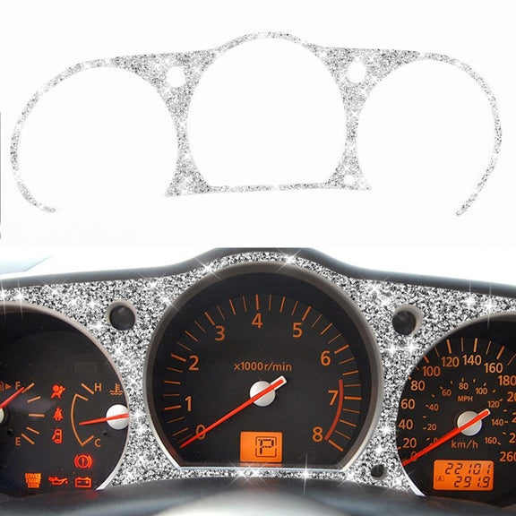 For Nissan 350Z 2003-2009 Car Speedometer Diamond Sticker,Left and Right Drive Universal