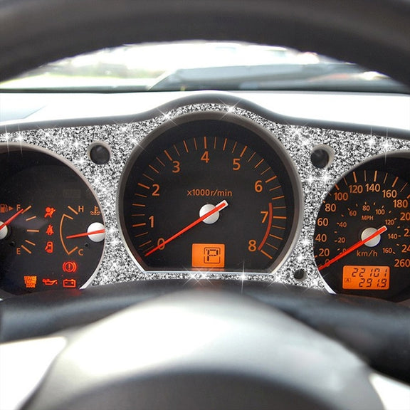 For Nissan 350Z 2003-2009 Car Speedometer Diamond Sticker,Left and Right Drive Universal