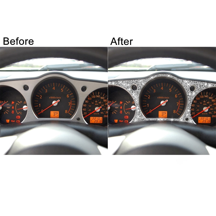 For Nissan 350Z 2003-2009 Car Speedometer Diamond Sticker,Left and Right Drive Universal