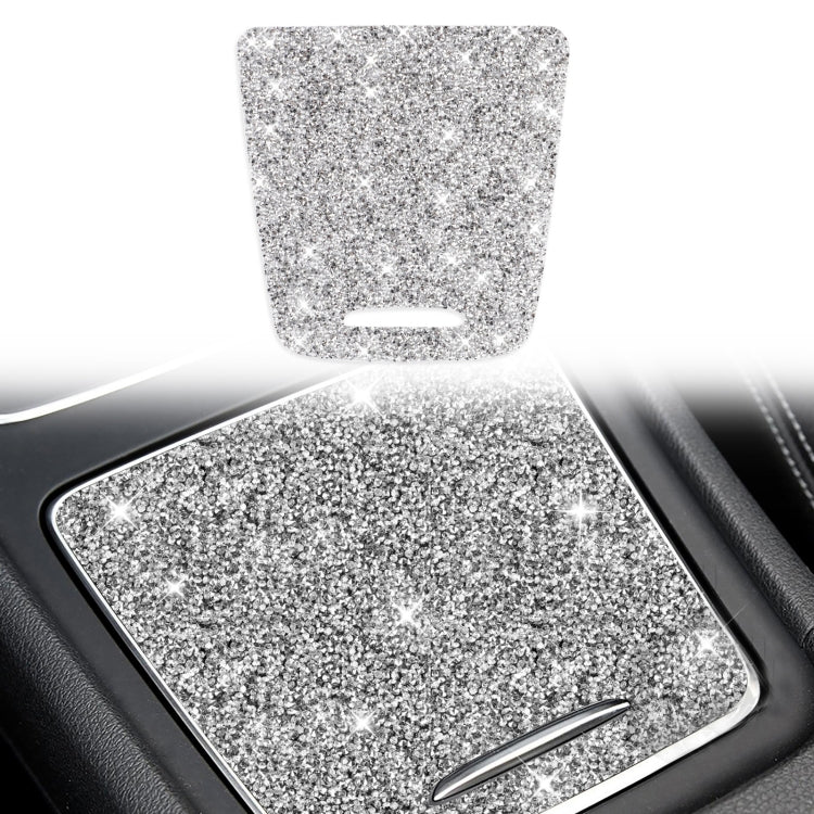 For Mercedes-Benz GLA 2015-2018 Car Central Control Storage Box Cover Diamond Decoration Sticker, Left and Right Drive