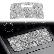 For Mercedes-Benz GLA 2015-2018 Car Central Control Storage Box Panel Diamond Decoration Sticker, Left and Right Drive