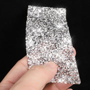 For Nissan 350Z 2003-2009 6pcs Car Door Outer Handle Diamond Decorative Sticker, Left Drive