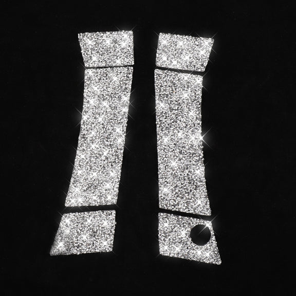 For Nissan 350Z 2003-2009 6pcs Car Door Outer Handle Diamond Decorative Sticker, Right Drive