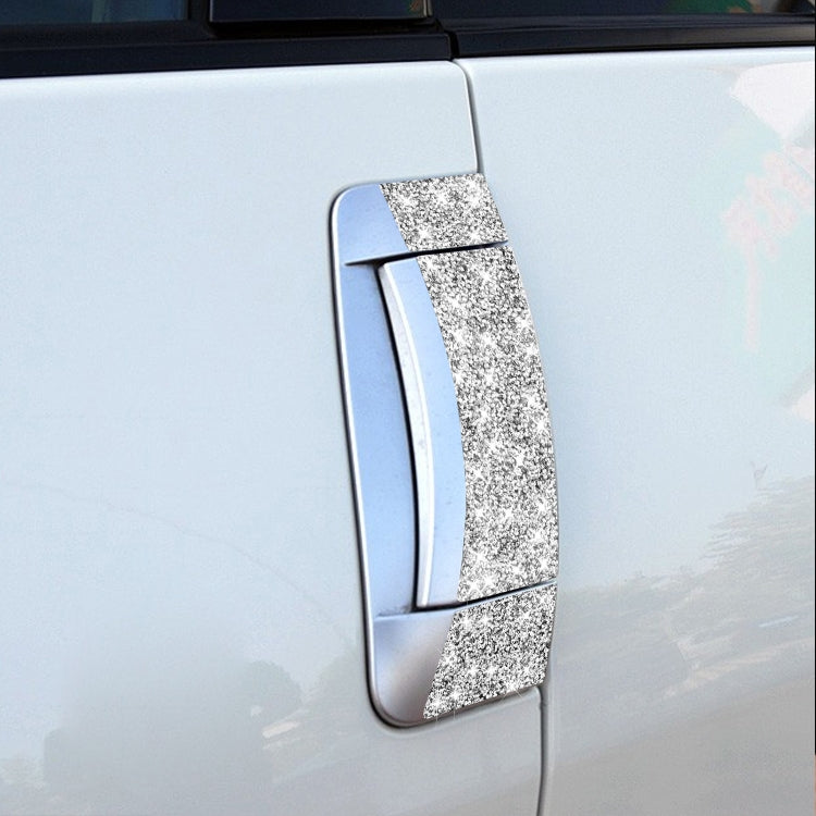 For Nissan 350Z 2003-2009 6pcs Car Door Outer Handle Diamond Decorative Sticker, Right Drive