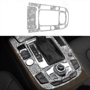 For Audi A4L / A5 / Q5 Car Gear Panel C Diamond Decoration Sticker, Left and Right Drive