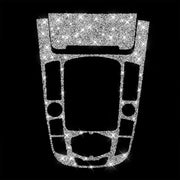 For Audi A4L / A5 / Q5 Car Gear Panel D Diamond Decoration Sticker, Left and Right Drive