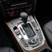 For Audi A4L / A5 / Q5 Car Gear Panel D Diamond Decoration Sticker, Left and Right Drive