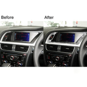 For Audi A4 / A5 / Q5 Car Navigation Outer Frame Diamond Decoration Sticker, Right Drive