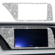For Audi A4 / A5 / Q5 Car Navigation Inner Frame Diamond Decoration Sticker, Left Drive - Car Interior Mouldings by PMC TechLife | Online Shopping South Africa | PMC TechLife | Buy Now Pay Later Mobicred