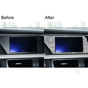 For Audi A4 / A5 / Q5 Car Navigation Inner Frame Diamond Decoration Sticker, Left Drive