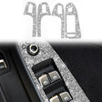 For Audi A4 / A5 / Q5 Car Door Lift Control Panel Diamond Decoration Sticker, Right Drive Low Configured - Car Interior Mouldings by PMC TechLife | Online Shopping South Africa | PMC TechLife | Buy Now Pay Later Mobicred