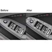 For Audi A4 / A5 / Q5 Car Door Lift Control Panel Diamond Decoration Sticker, Right Drive High Configured