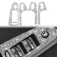 For Audi A4 / A5 / Q5 Car Door Lift Control Panel Diamond Decoration Sticker, Left Drive High Configured - Car Interior Mouldings by PMC TechLife | Online Shopping South Africa | PMC TechLife | Buy Now Pay Later Mobicred