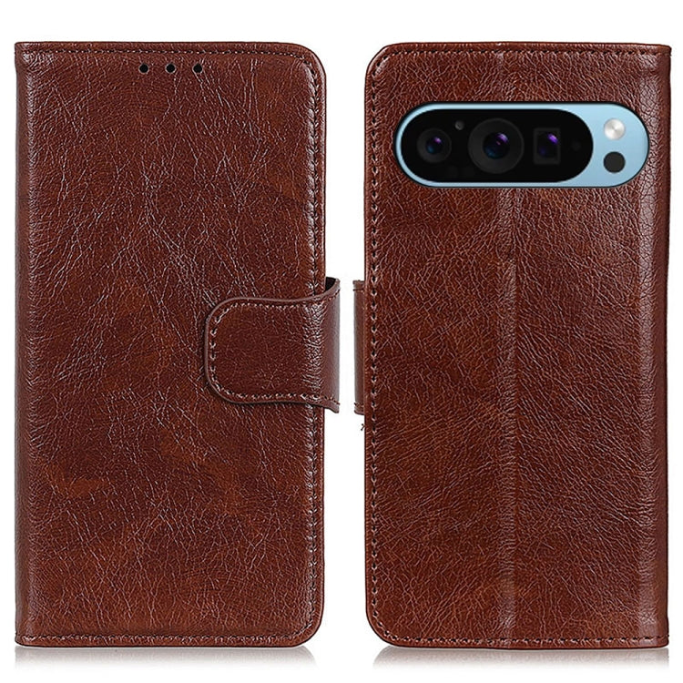 For Google Pixel 9 Nappa Texture Horizontal Flip Leather Phone Case(Brown)