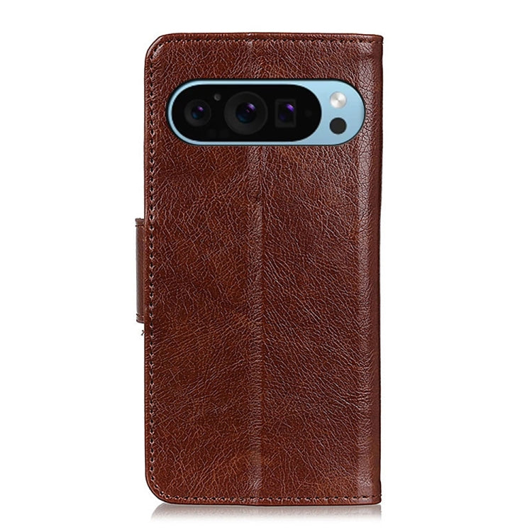 For Google Pixel 9 Nappa Texture Horizontal Flip Leather Phone Case(Brown)