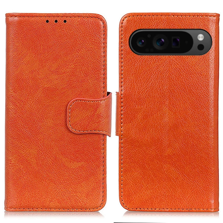 For Google Pixel 9 Pro Nappa Texture Horizontal Flip Leather Phone Case(Orange)