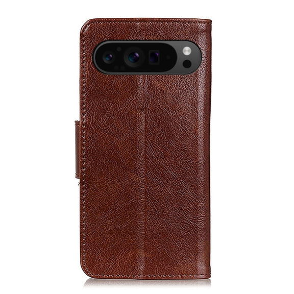 For Google Pixel 9 Pro Nappa Texture Horizontal Flip Leather Phone Case(Brown)