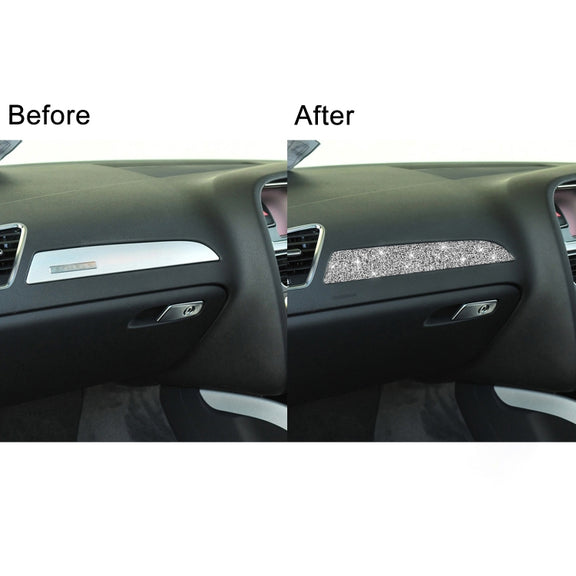 For Audi A4 / A5 / Q5 Car Dashboard Trim Diamond Decoration Sticker, Right Drive