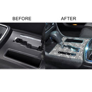 For Dodge Charger 2011-2014 Car Automatic Shift Panel Diamond Decorative Sticker, Left-hand Drive