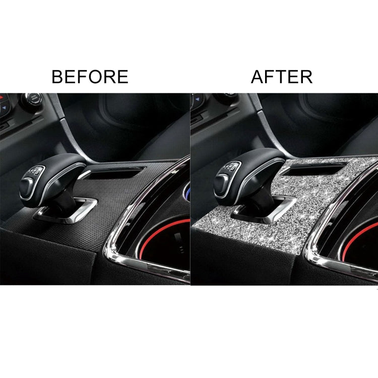For Dodge Charger 2011-2014 Car Manual Shift Panel Diamond Decorative Sticker, Left-hand Drive