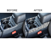 For Dodge Charger 2011-2014 Car Cup Holder Armrest Outside Diamond Decorative Sticker, Left-hand Drive